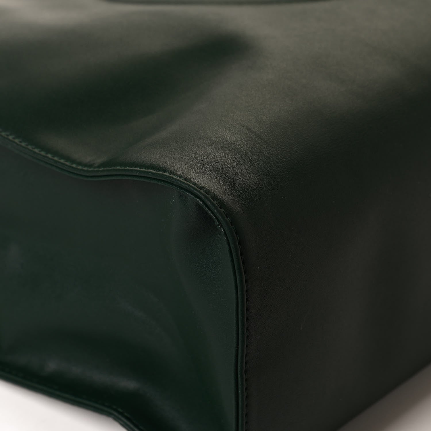 Telfar Vegan Leather Medium Shopping Bag Dark Olive 10 of 11
