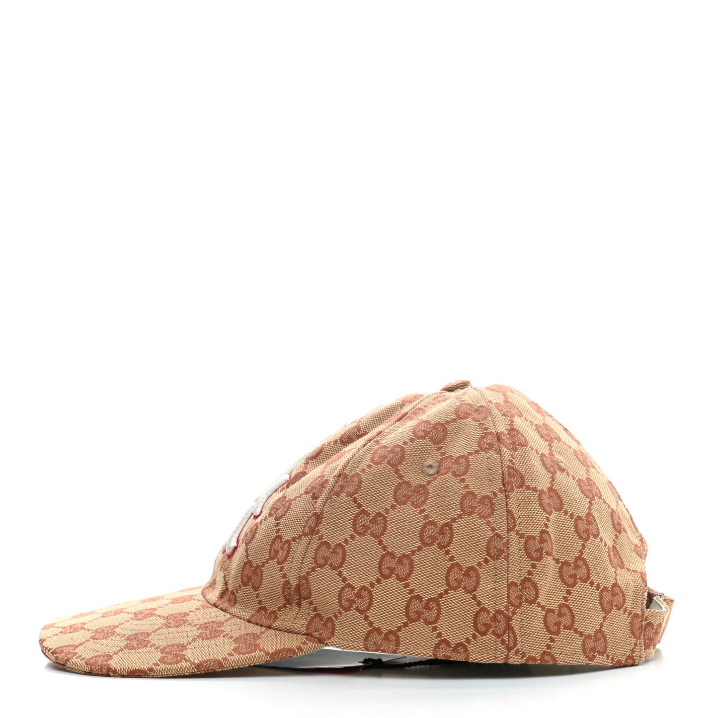 X MLB Monogram LA Dodgers Baseball Hat 57-61 Beige Ruggine