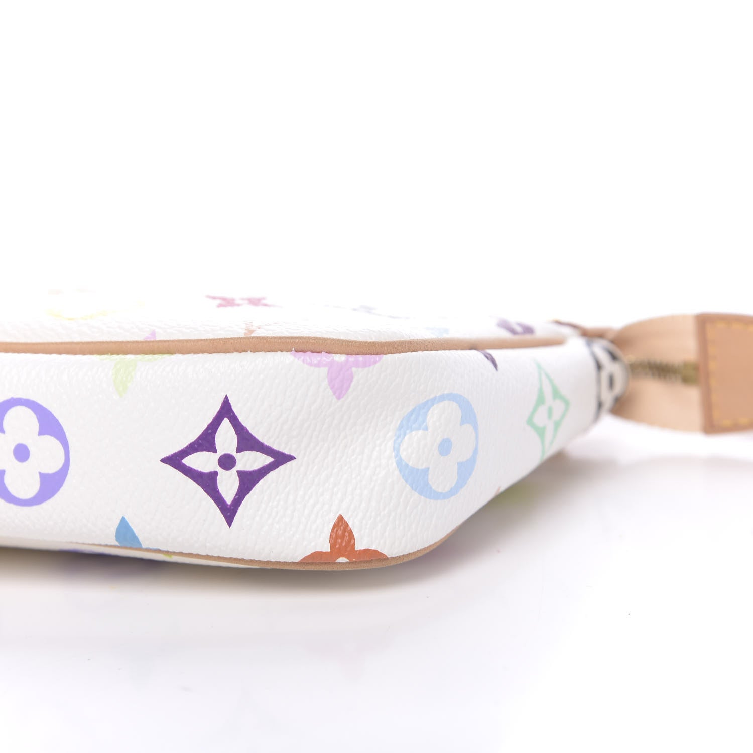 Louis Vuitton Monogram Multicolor Pochette Accessories White 10 of 12