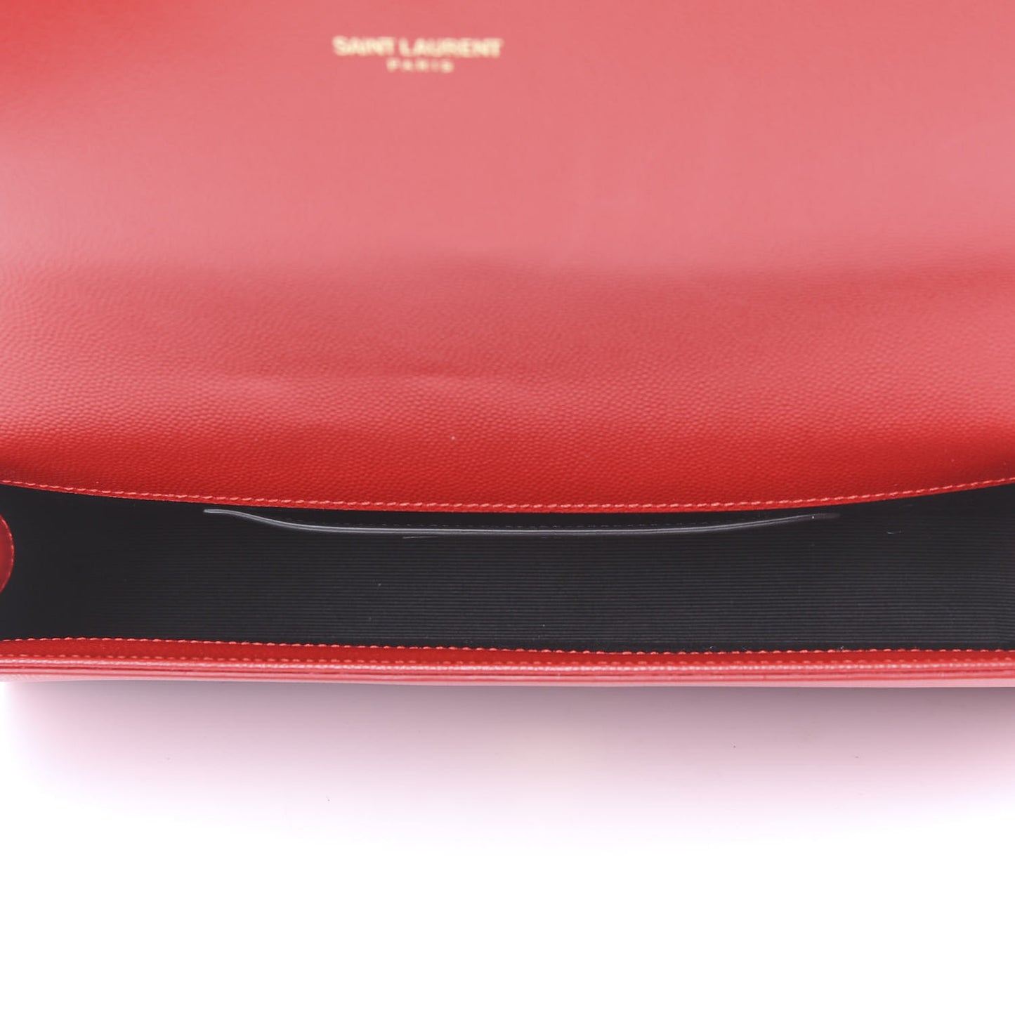 Grain De Poudre Classic Monogram Cassandre Clutch New Red