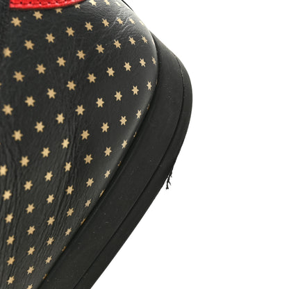 Gucci X SEGA Calfskin GUCCY Stars Mens Falacer Sneakers 12 Black 11 of 13