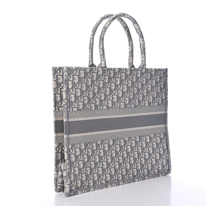 Christian Dior Oblique Large Book Tote Grey 2 of 10
