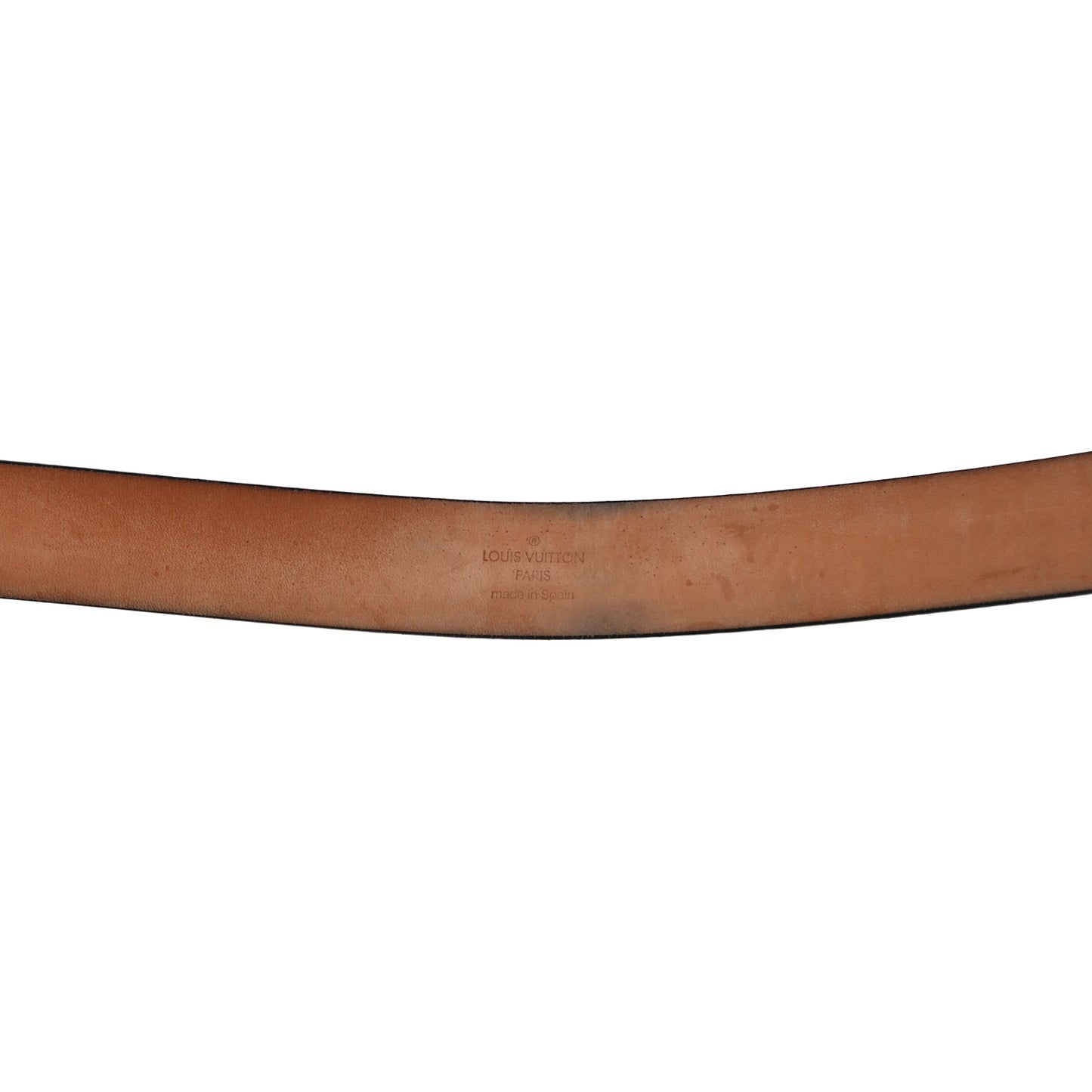 Calfskin 30mm LV Initiales Belt 100 40 Black