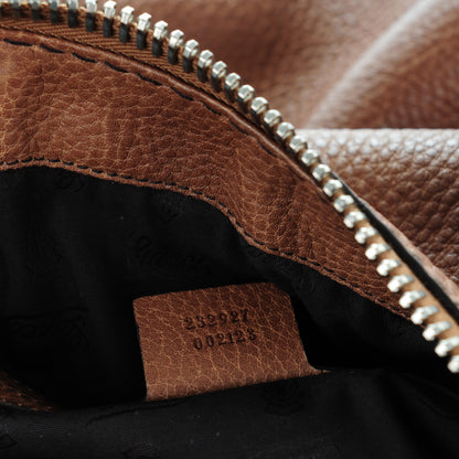 Gucci Calfskin Large Bamboo Bar Shoulder Bag Light Brown 7 of 7
