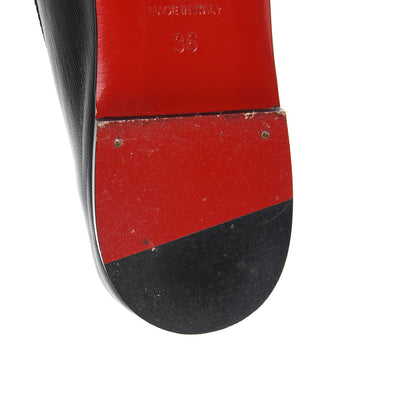 Christian Louboutin Nappa Grosgrain Rosella Flats 36 Black 9 of 13