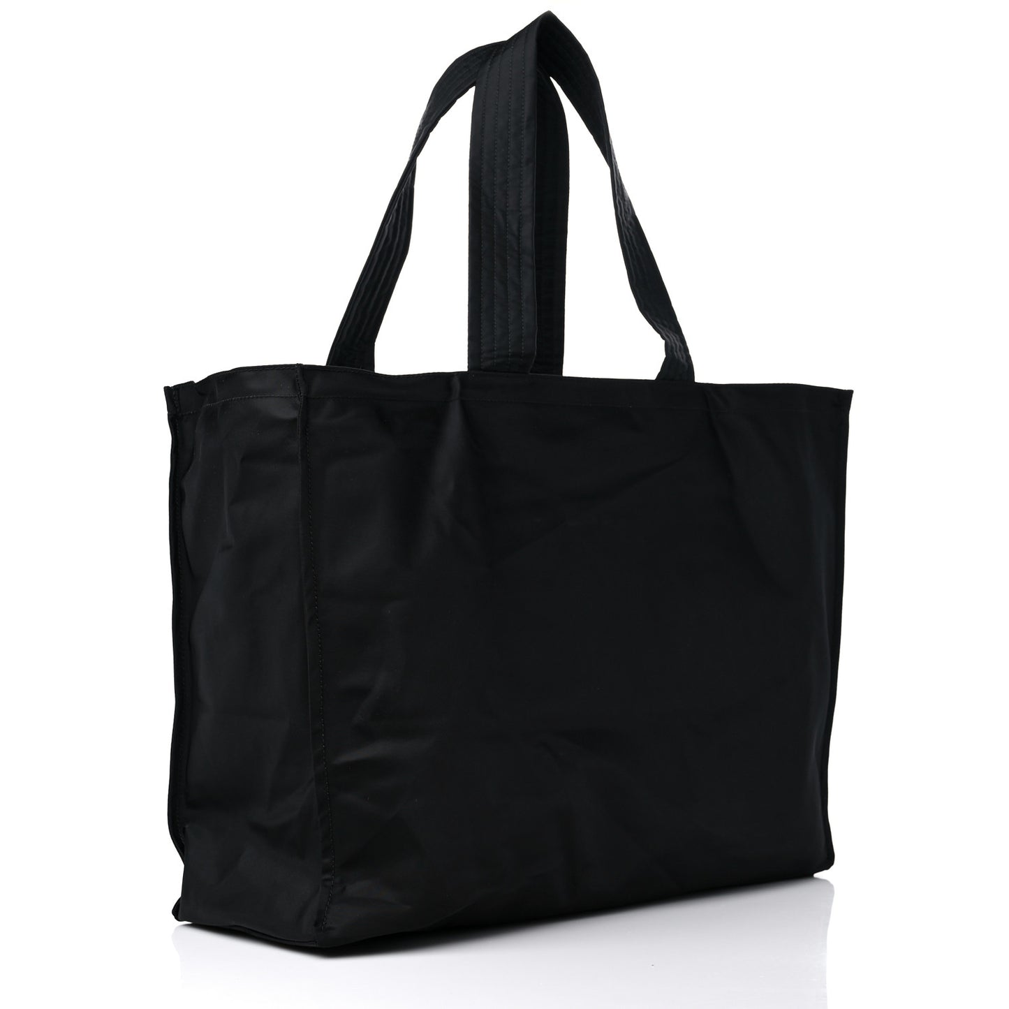 Nylon Logo Tote Black