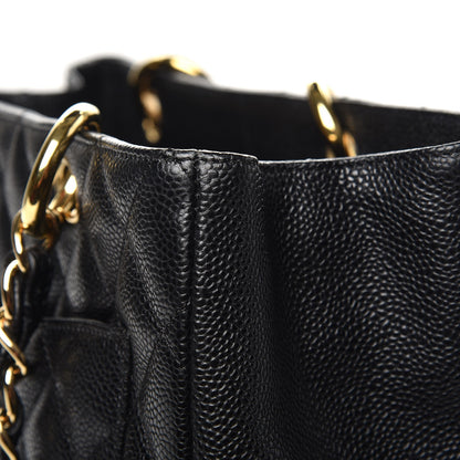 Chanel Caviar Quilted Grand Shopping Tote GST Black 13 of 13