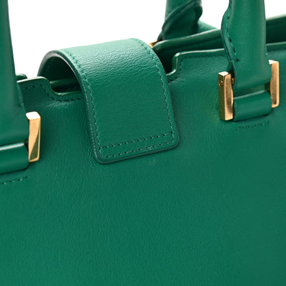 Saint Laurent Calfskin Small Classic Y Cabas Green 11 of 11