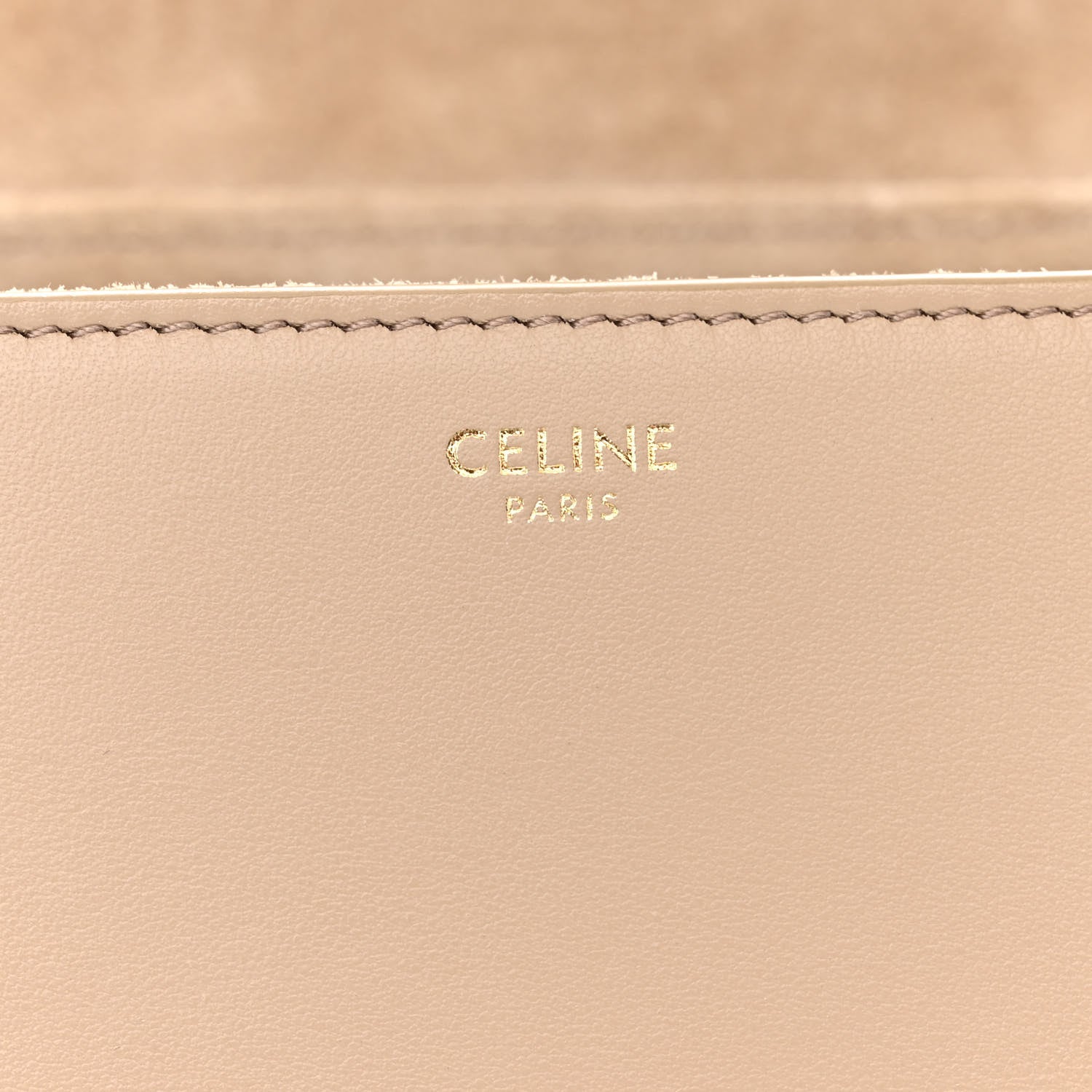 Celine Smooth Calfskin Teen Soft 16 Shoulder Bag Safari 5 of 8