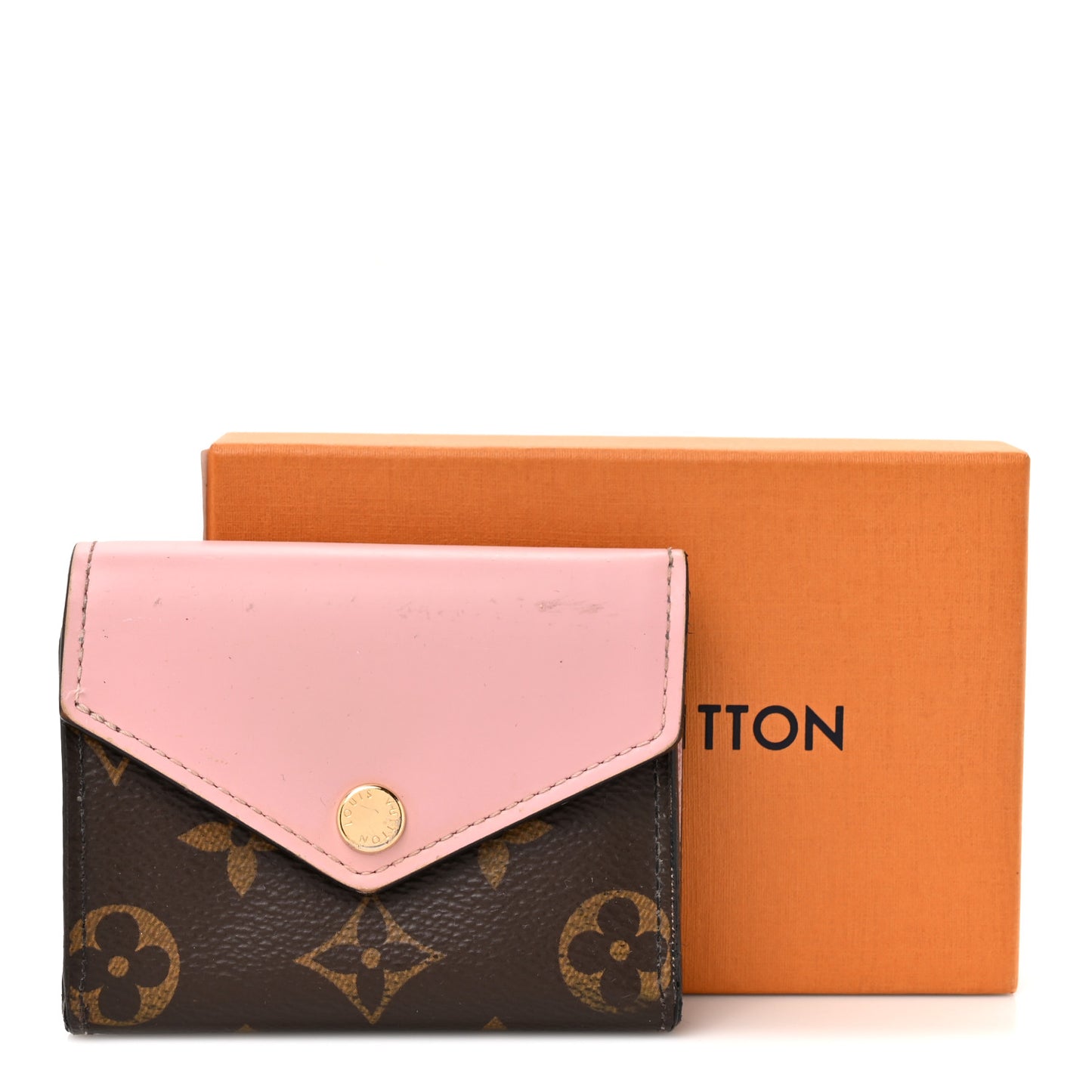 Monogram Zoe Wallet Rose Ballerine