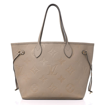 Louis Vuitton Empreinte Monogram Giant Neverfull MM Tourterelle 3 of 10