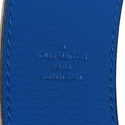 Louis Vuitton Taurillon Bandouliere Shoulder Strap Blue 4 of 4