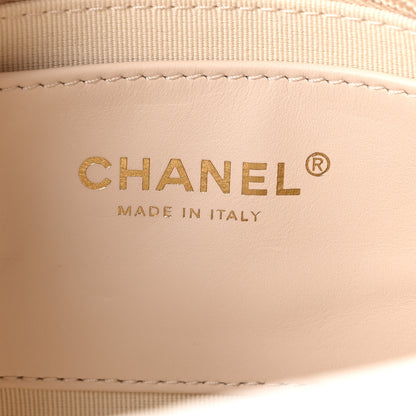 Chanel Shiny Lambskin Quilted Trendy Pockets Hobo White 6 of 10