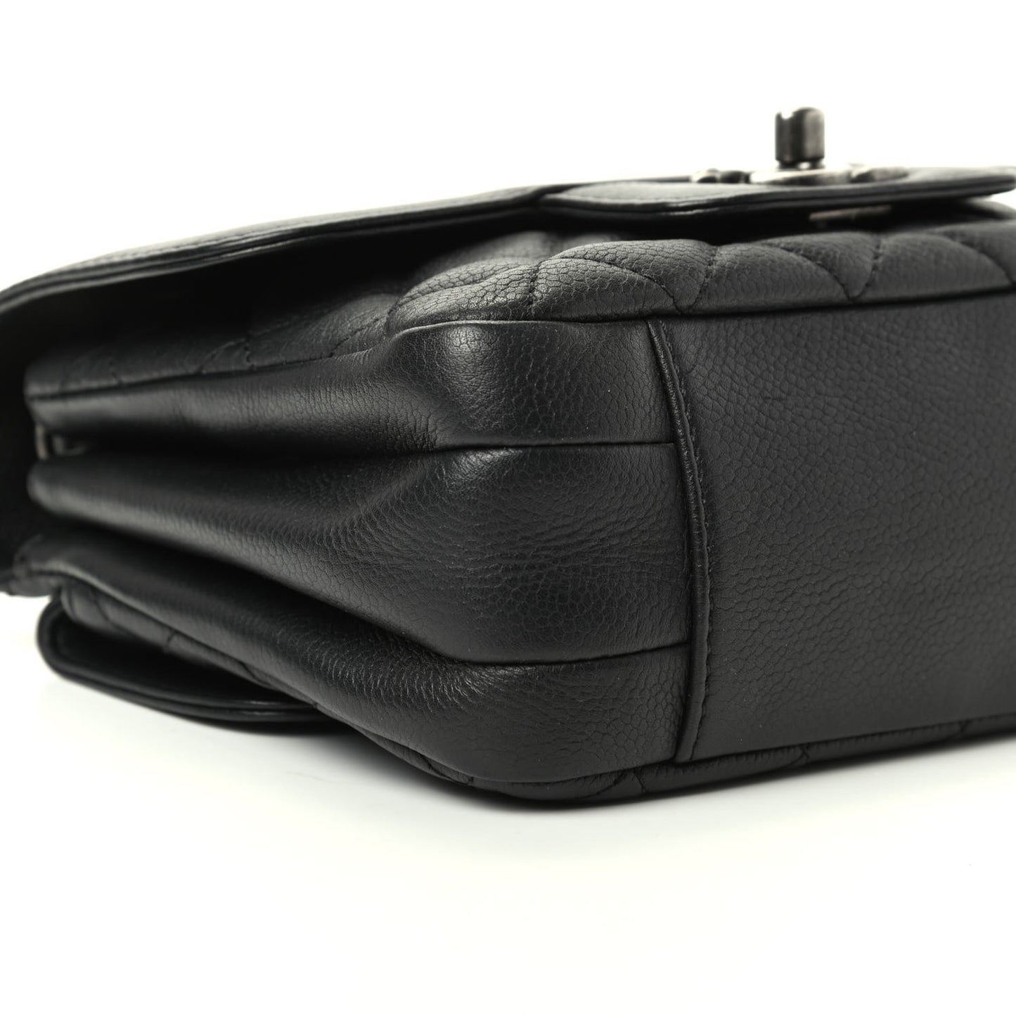 Caviar Quilted Mini All About Flap Bag Black