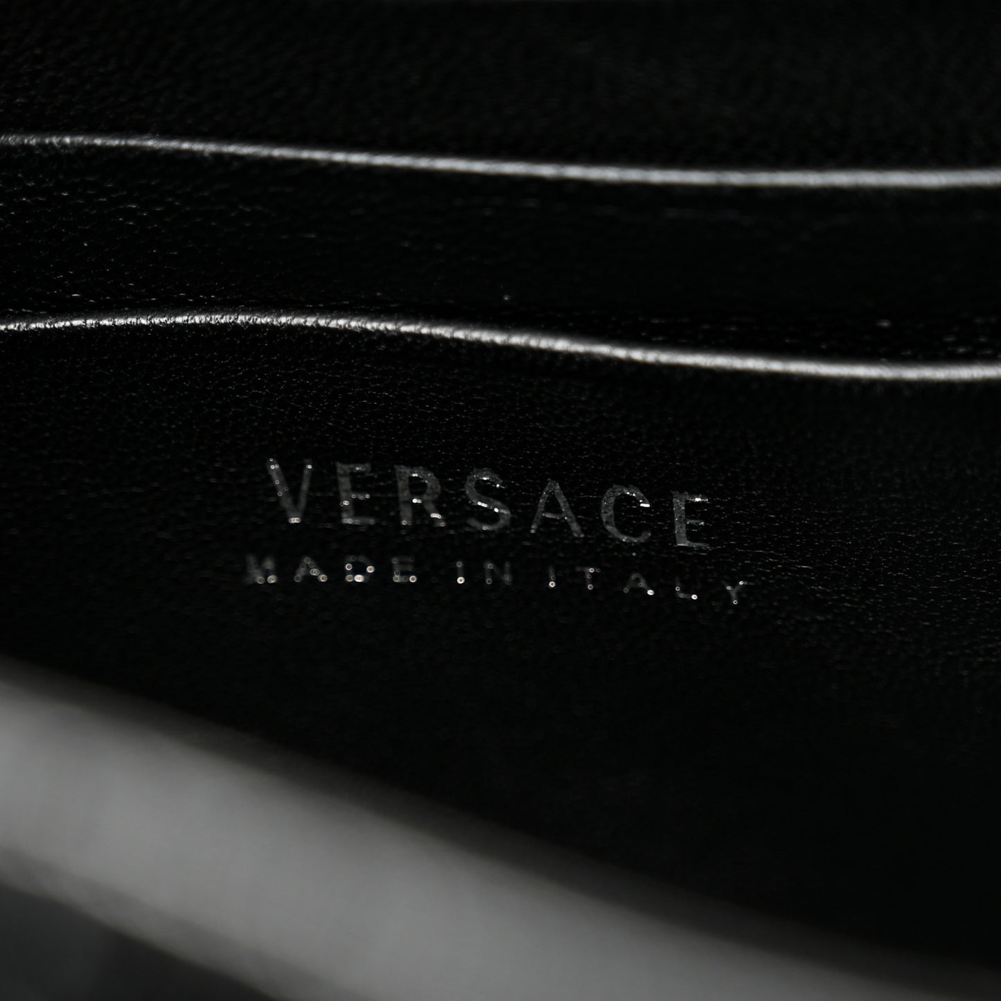 Patent Nappa Quilted Virtus Shoulder Bag Black