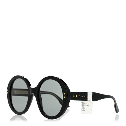 Gucci Acetate Round Sunglasses GG1081S Black 1 of 7