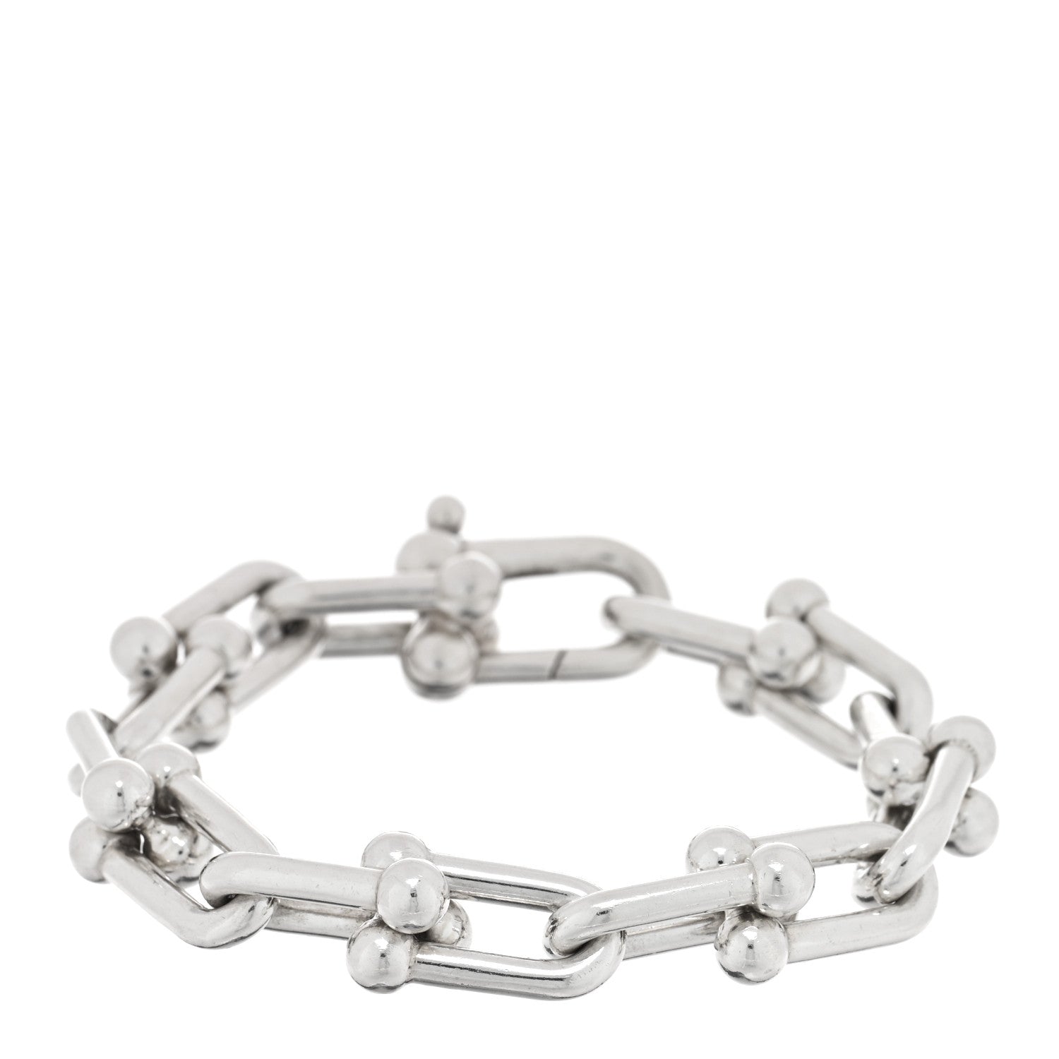 Tiffany Sterling Silver Large HardWear Link Bracelet 1 of 3