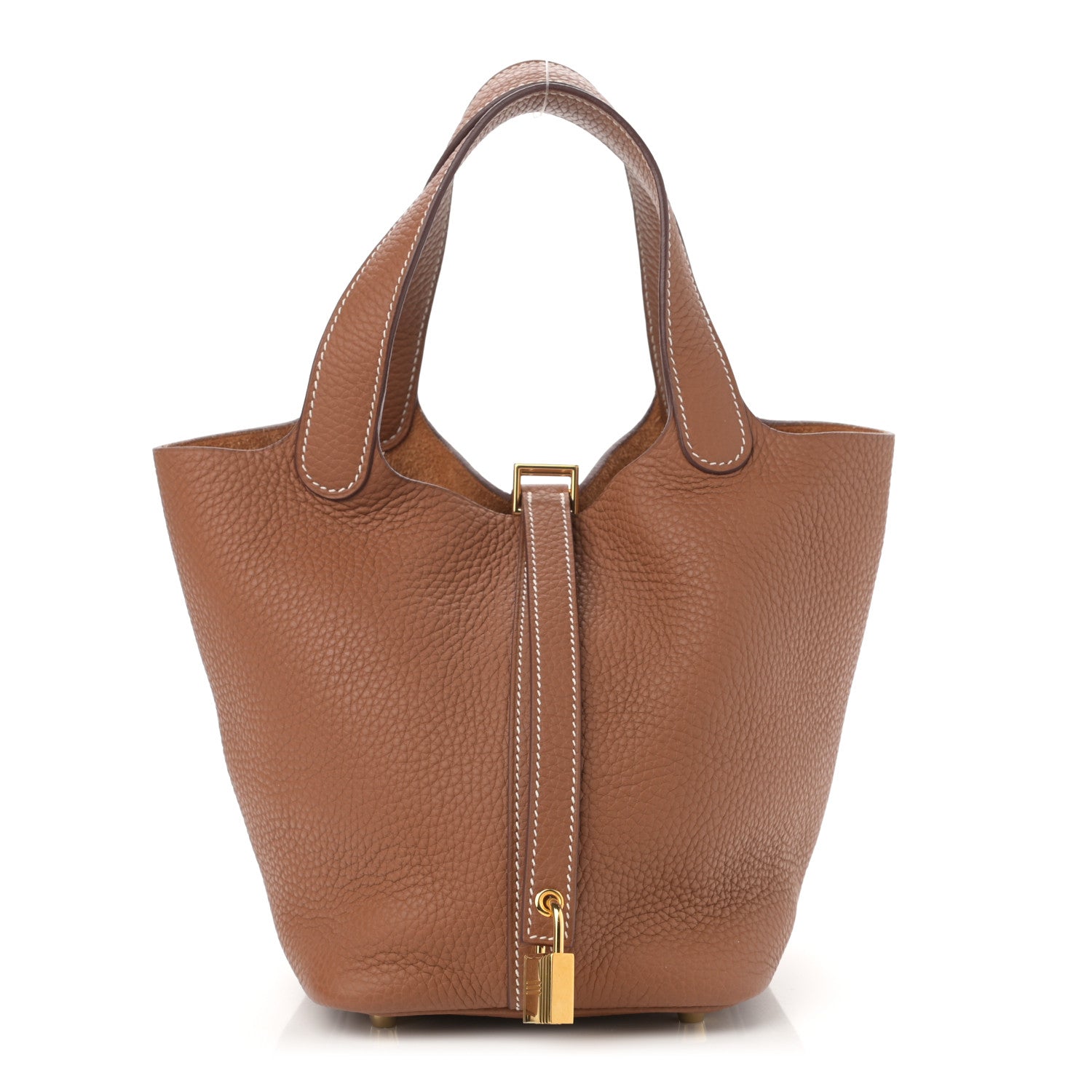 Hermes Taurillon Clemence Picotin Lock 18 PM Gold 1 of 11