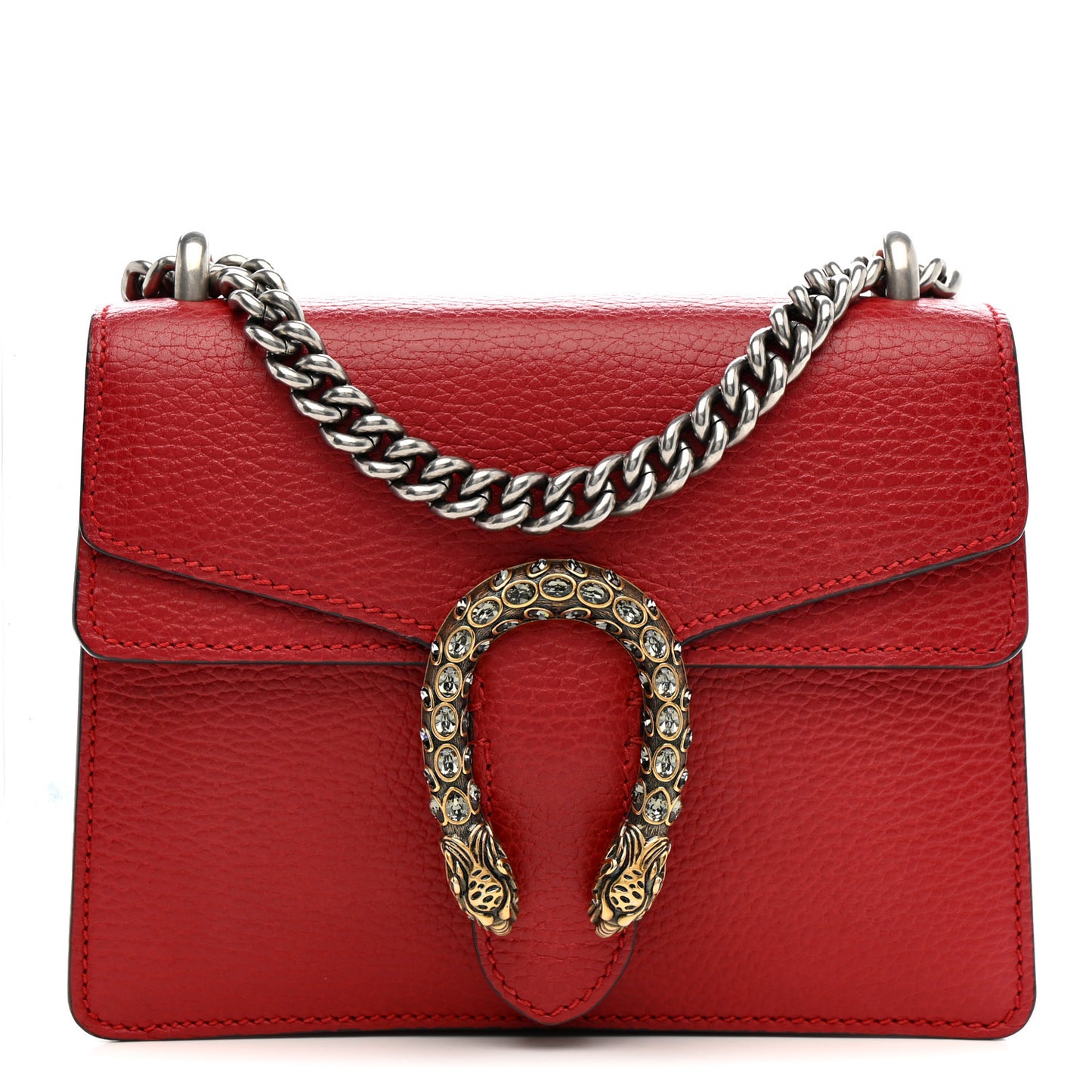 Calfskin Mini Dionysus Shoulder Bag Hibiscus Red