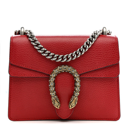Gucci Calfskin Mini Dionysus Shoulder Bag Hibiscus Red 1 of 12