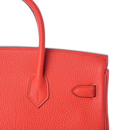 Hermes Togo Birkin 25 Rouge De Coeur 33 of 39