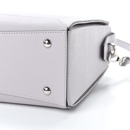 MCM Saffiano Medium Nuovo Tote Gull Gray 10 of 12