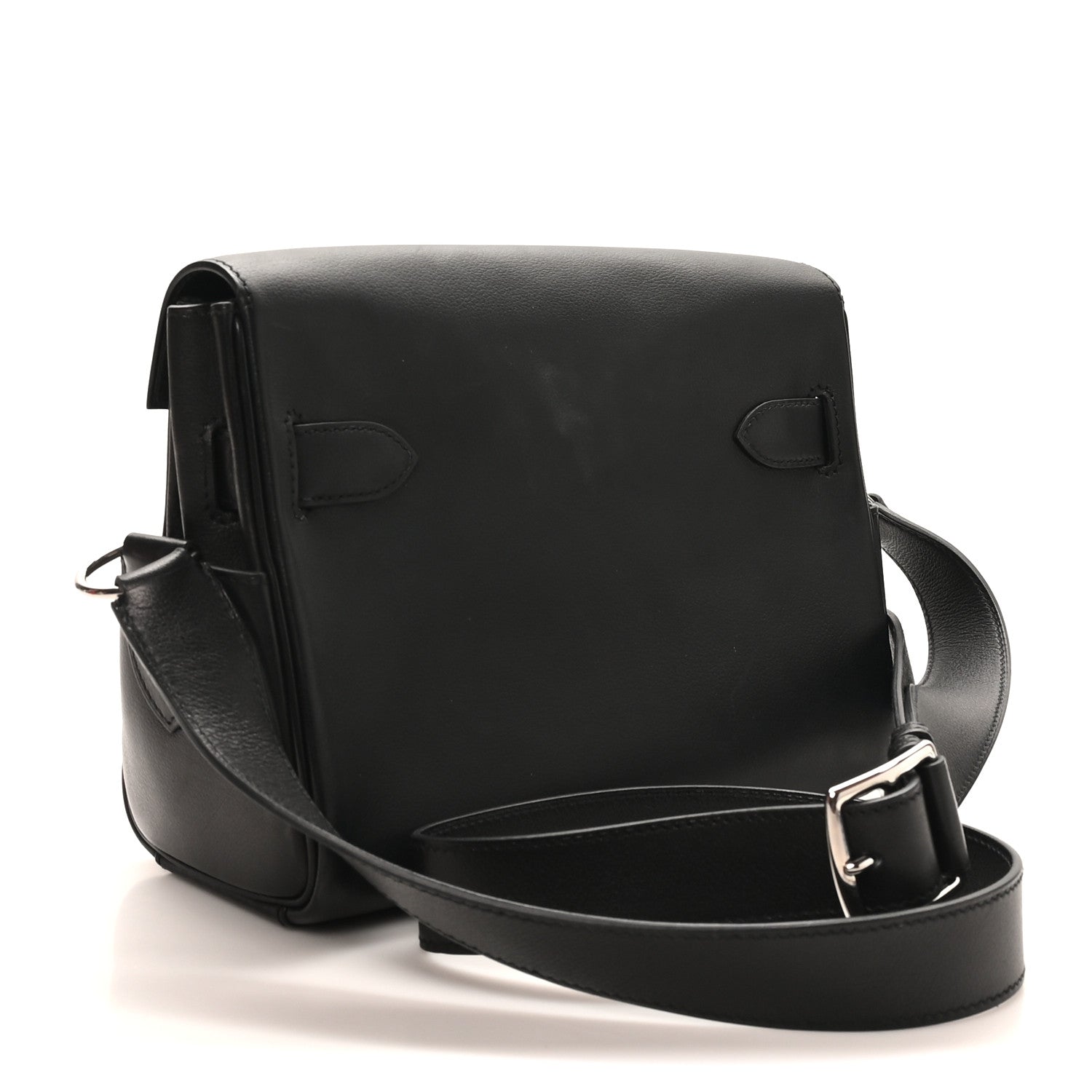 Hermes Evercolor Kelly Messenger PM Black 1844136 – FASHIONPHILE