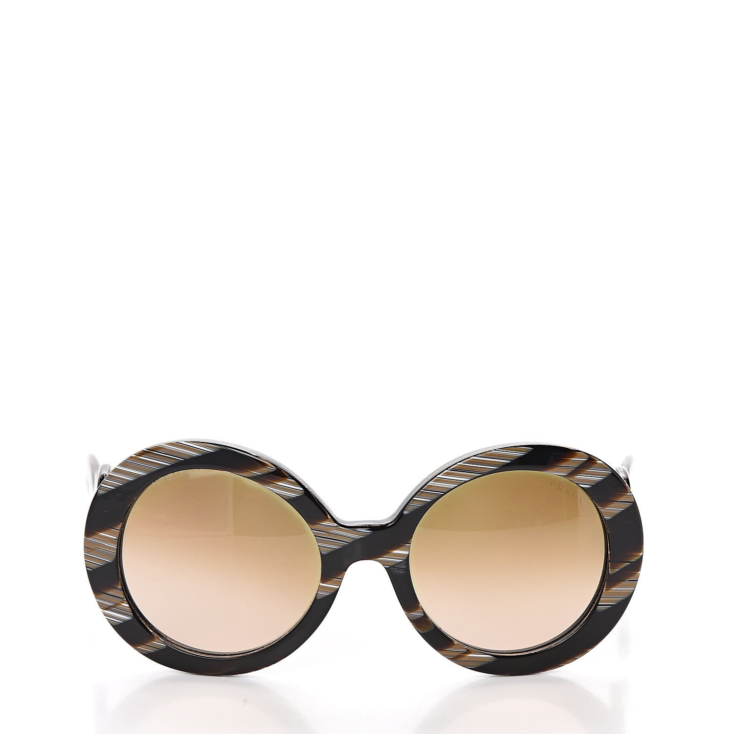 Prada Baroque Sunglasses SPR 27N Black Horn 2 of 7