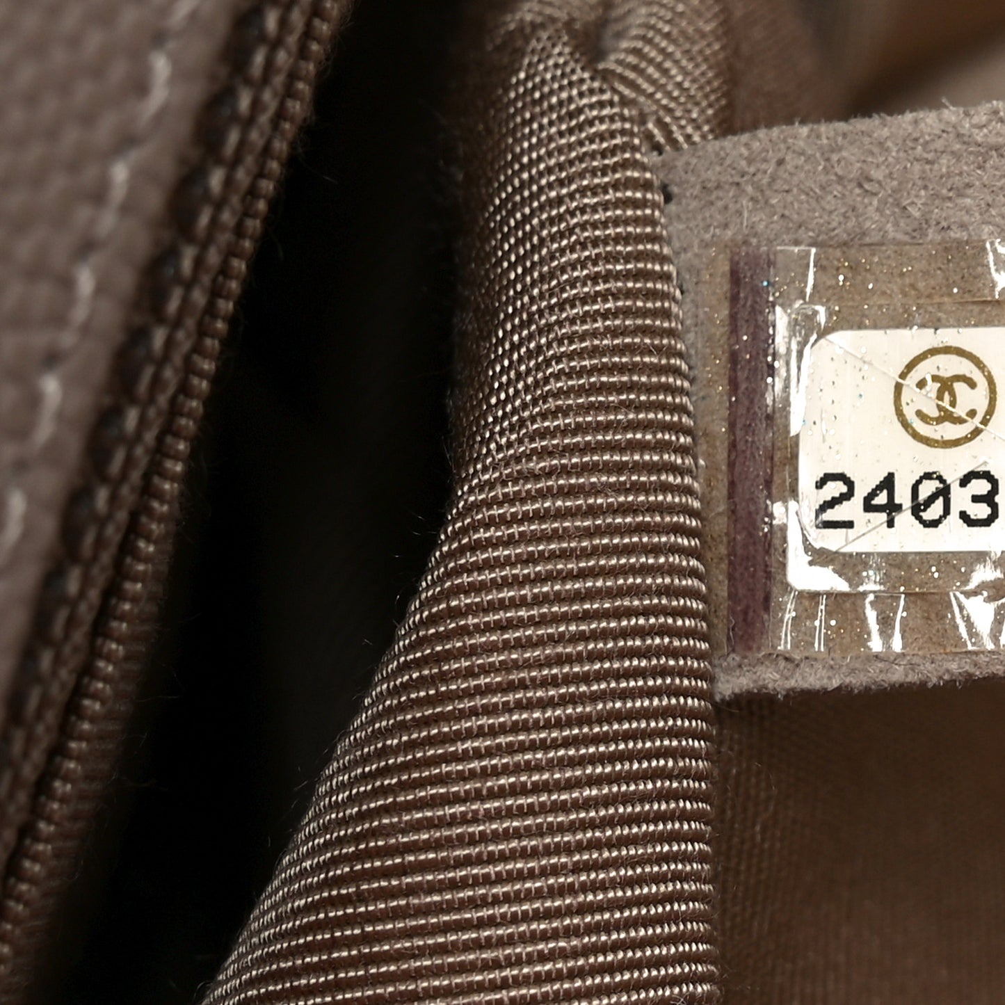 Caviar Quilted New Medium Boy Flap Dark Beige