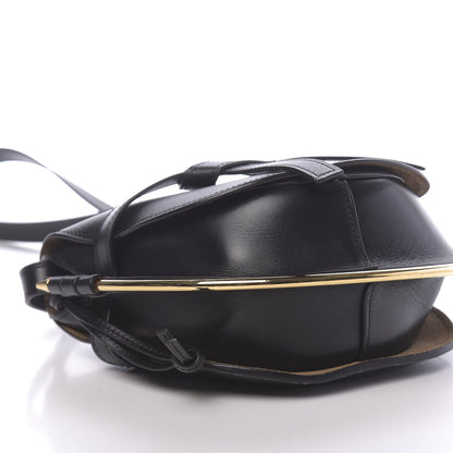Loewe Calfskin Small Metal Gate Crossbody Bag Black 8 of 9
