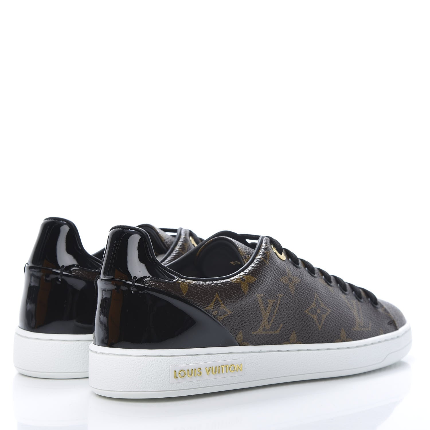Louis Vuitton Patent Monogram Frontrow Sneakers 36.5 4 of 9