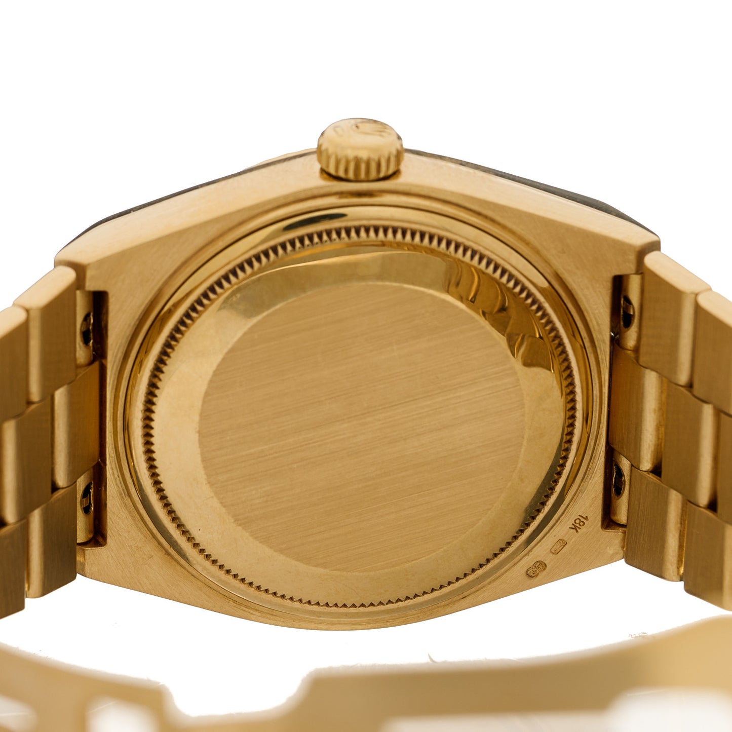 18K Yellow Gold 36mm Oysterquartz Day-Date Watch Champagne 19018