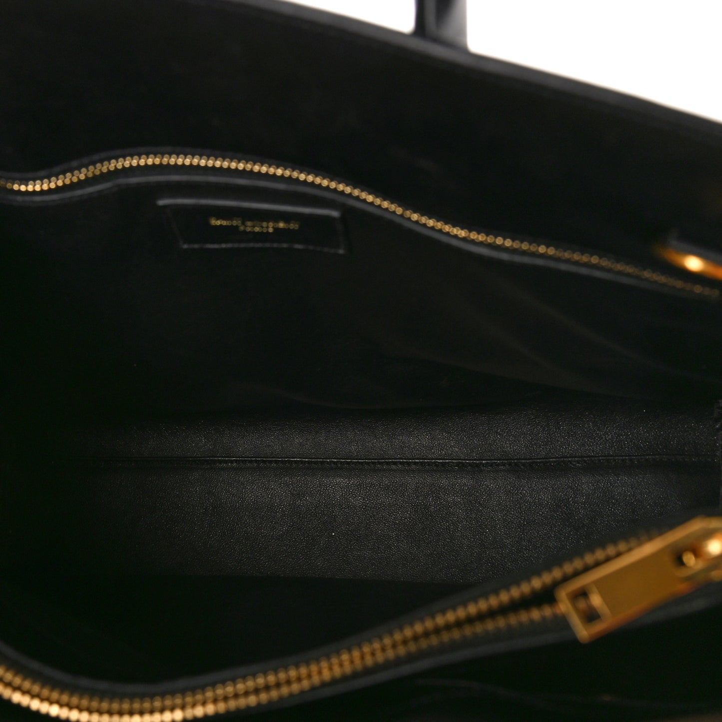 Grained Calfskin Small Sac De Jour Black