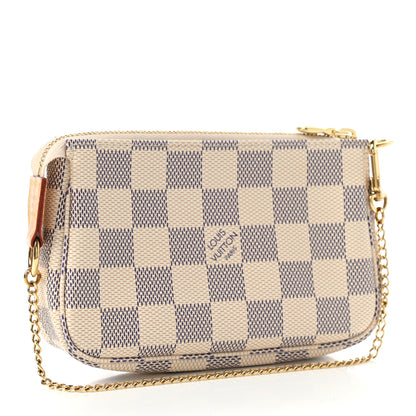 Louis Vuitton Damier Azur Mini Pochette Accessories 3 of 7