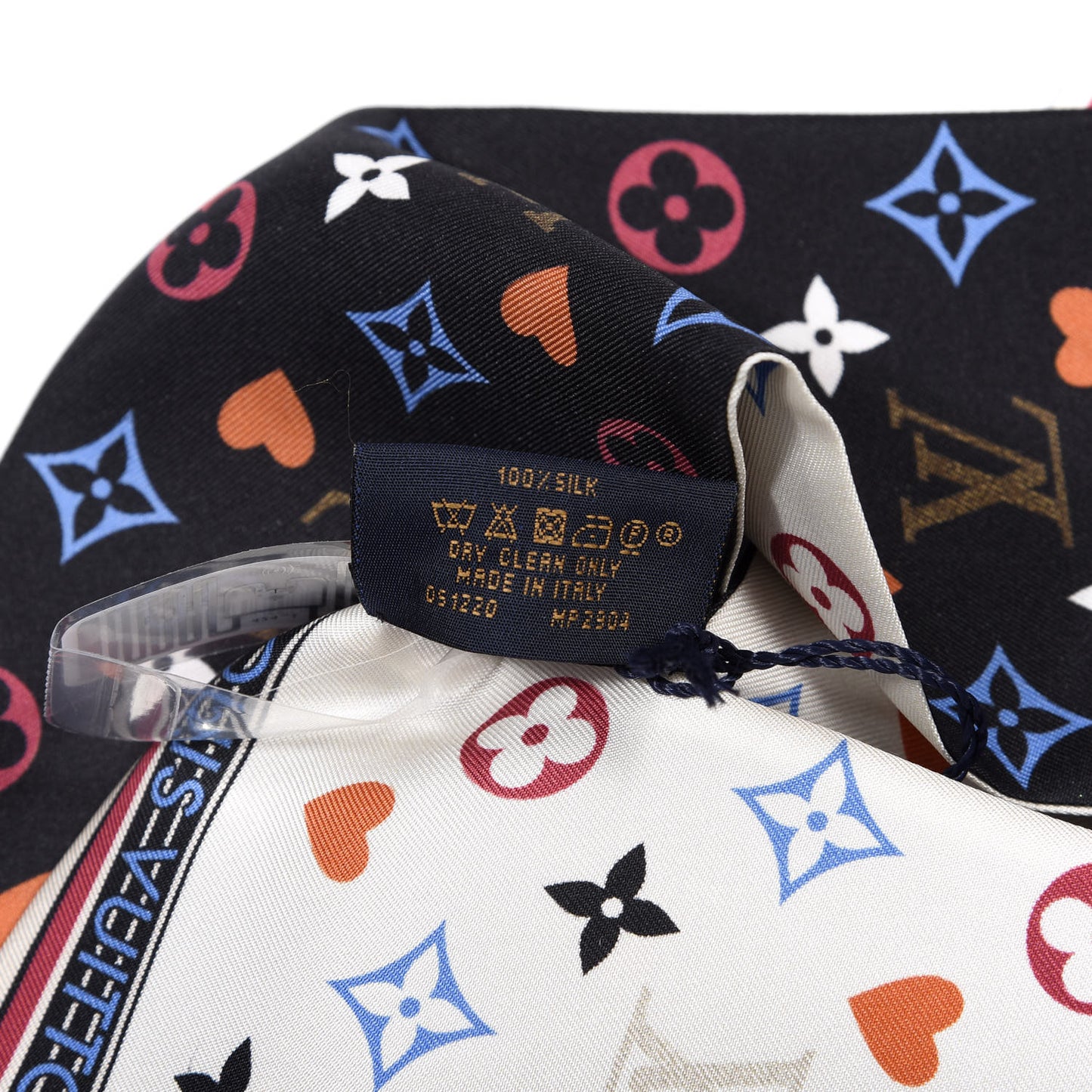 Silk Game On Bandeau Black White