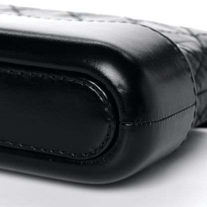 Chanel Aged Calfskin Quilted Small Gabrielle Clutch With Chain Black 9 of 9