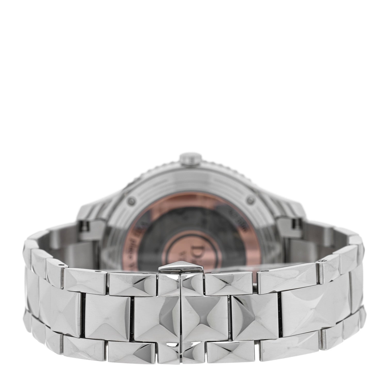 Christian Dior Stainless Steel Diamond Bezel 36mm Dior VIII Montaigne Automatic Watch 3 of 5