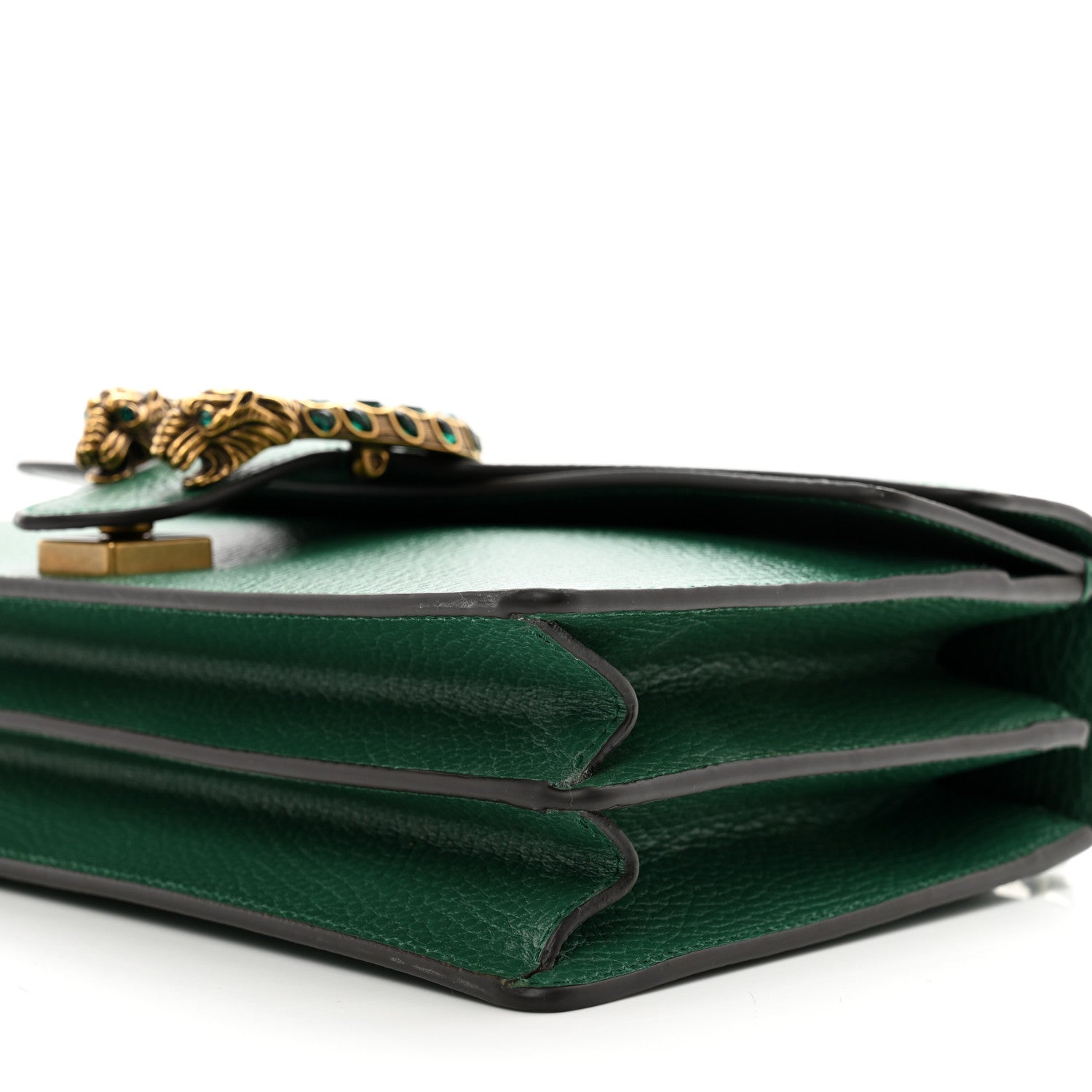 Gucci Pebbled Calfskin Small Dionysus Shoulder Bag Emerald 10 of 10
