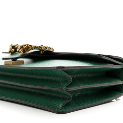 Gucci Pebbled Calfskin Small Dionysus Shoulder Bag Emerald 10 of 10