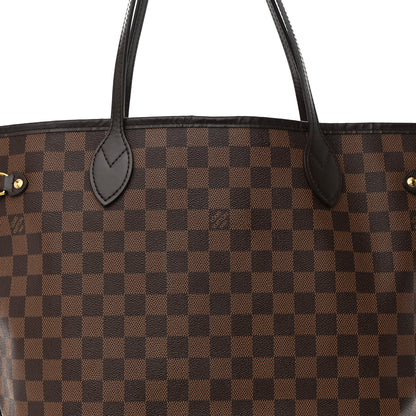 Louis Vuitton Damier Ebene Neo Neverfull MM Rose Ballerine 10 of 19