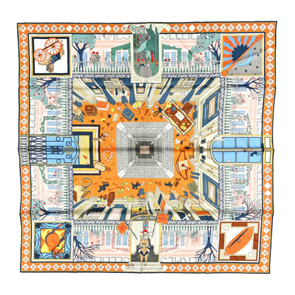 Hermes Silk Objets de Curiosite Scarf 90 1 of 5