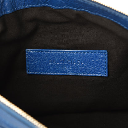 Balenciaga Agneau Arena Classic Hardware Medium Clip Bleu Lazuli 5 of 9