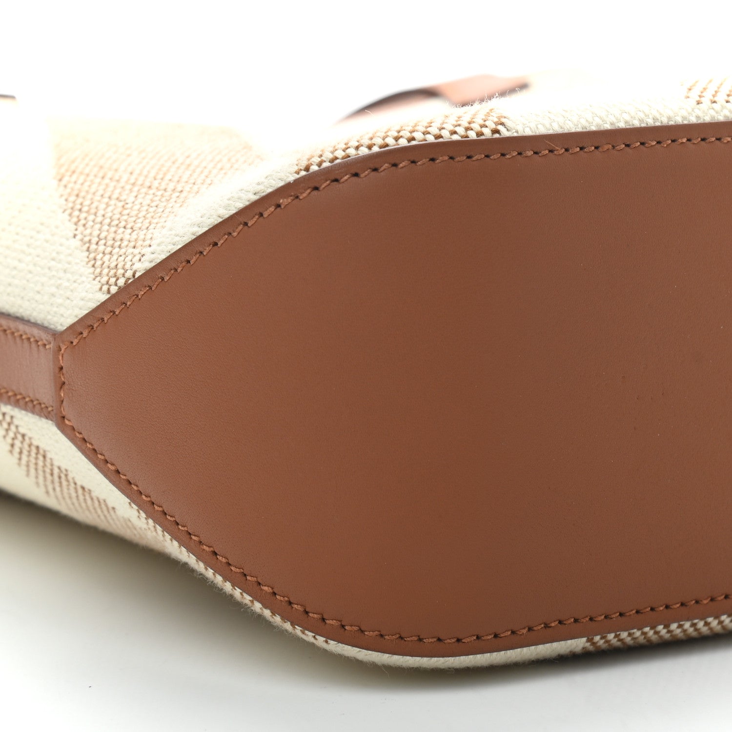 Hermes Swift Toile H Cabas H En Biais 27 Ecru Naturel Gold 7 of 9