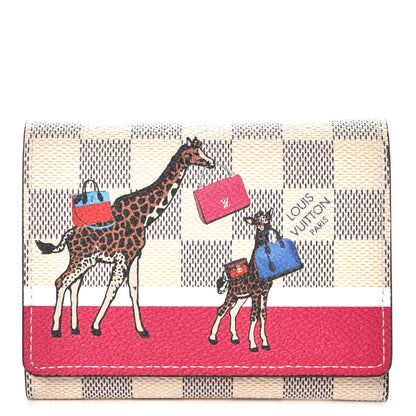 Louis Vuitton Damier Azur 2017 Christmas Animation Victorine Wallet 1 of 8