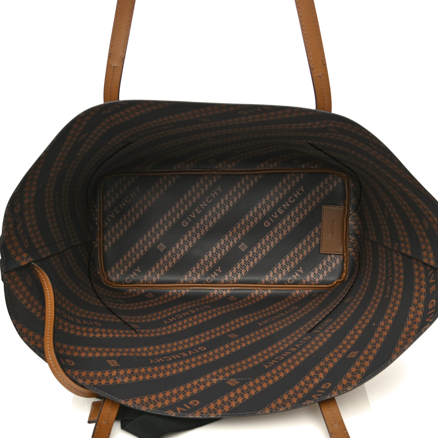 Smooth Calfskin Wing Shopper Tote Military Green