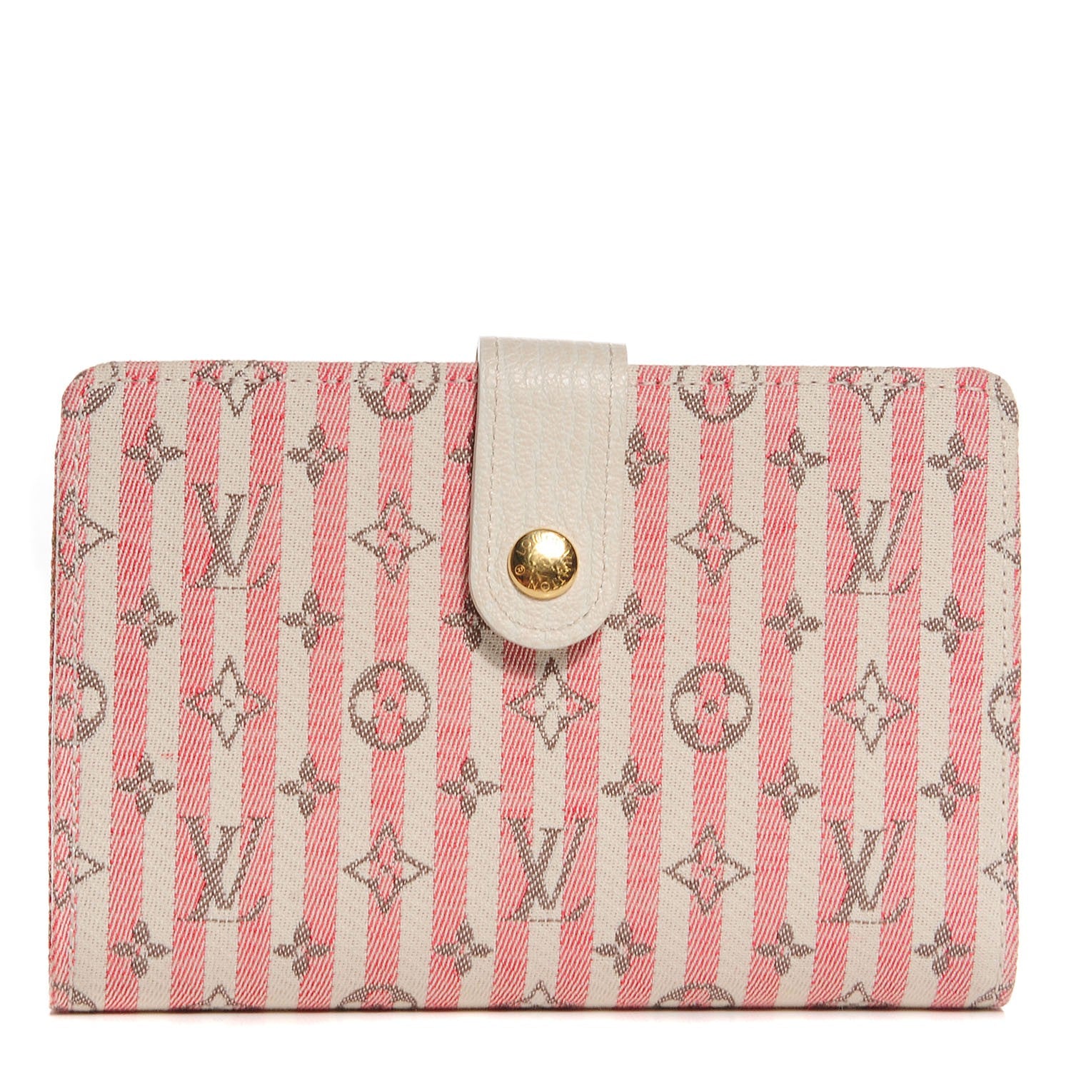Louis Vuitton Mini Lin Croisette French Purse Wallet Rouge 1 of 7