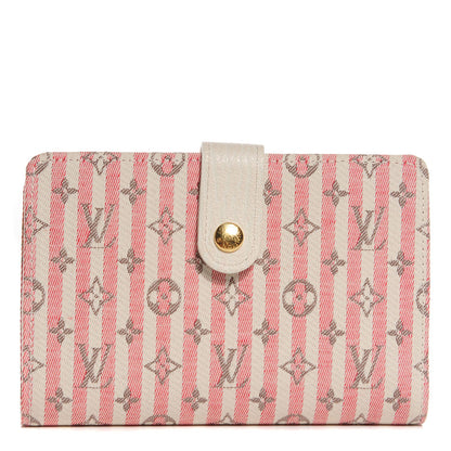 Louis Vuitton Mini Lin Croisette French Purse Wallet Rouge 1 of 7