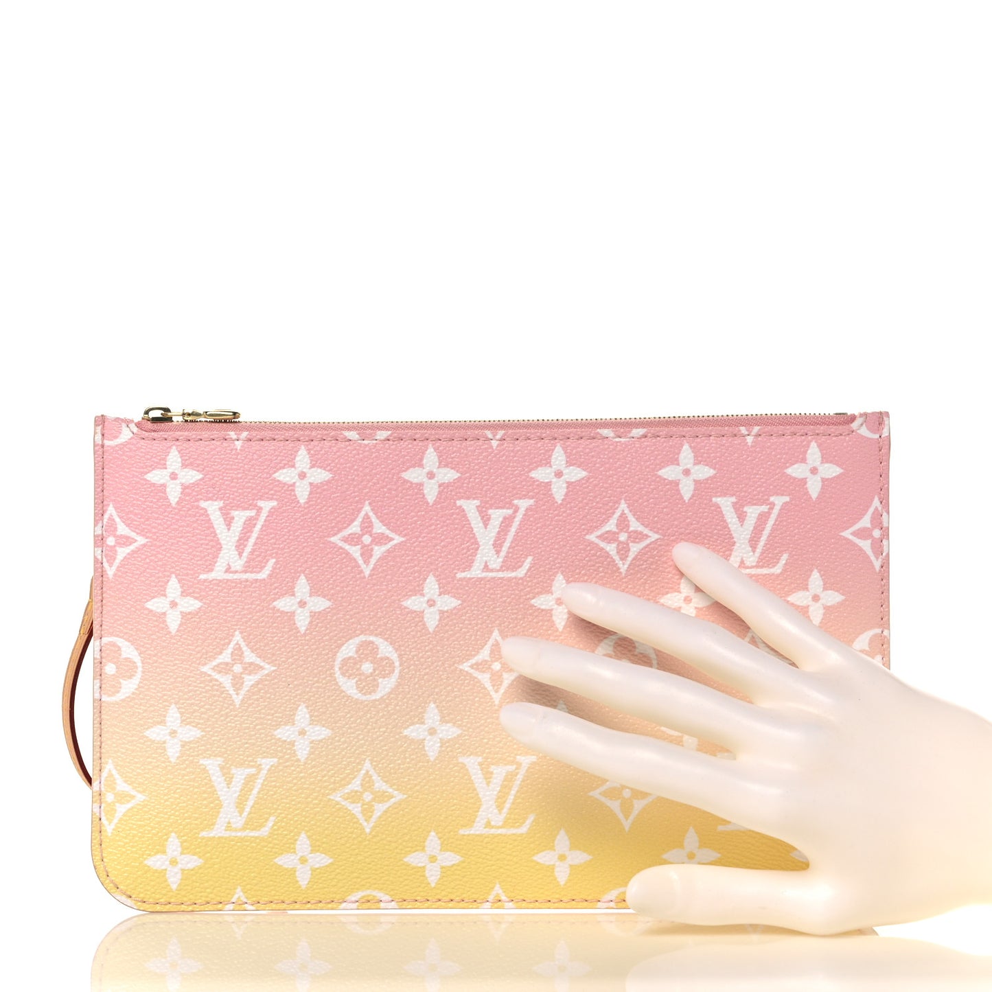 Monogram By The Pool Neverfull MM Pochette Light Pink