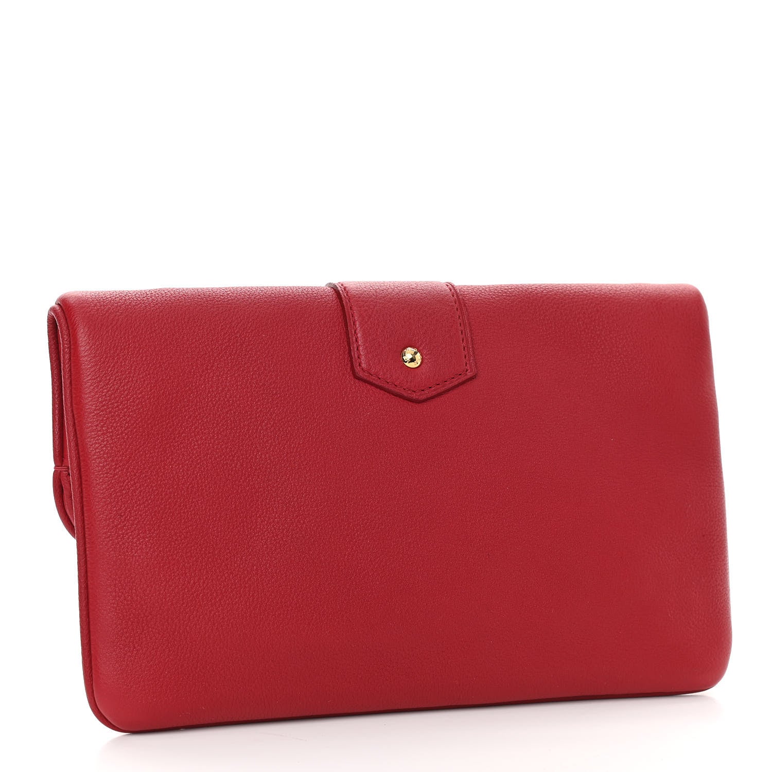 Louis Vuitton Calfskin Sofia Coppola Slim Clutch MM Cherry 3 of 9