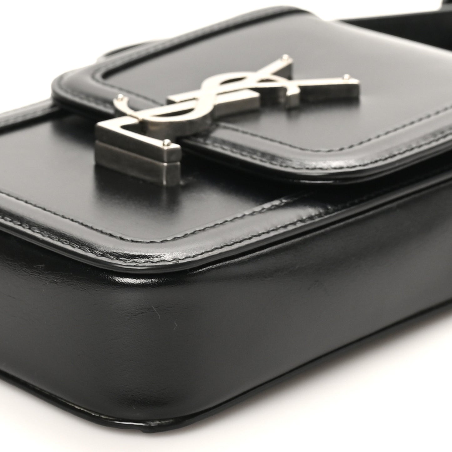 Smooth Calfskin Mini Solferino Satchel Black